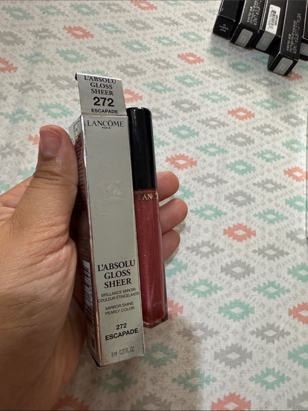 Lancôme L'Absolu Gloss Sheer 272 Escapade - Shimmery Rose Mauve